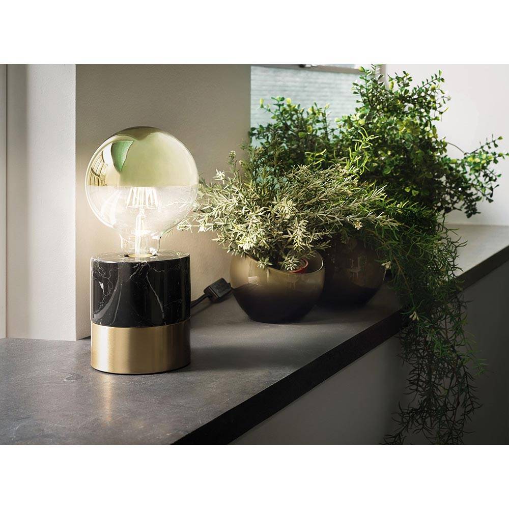 S.Luce E27 6,5W LED Globe Kopfspiegel 2700K Dimmbar Gold Neueste Mode