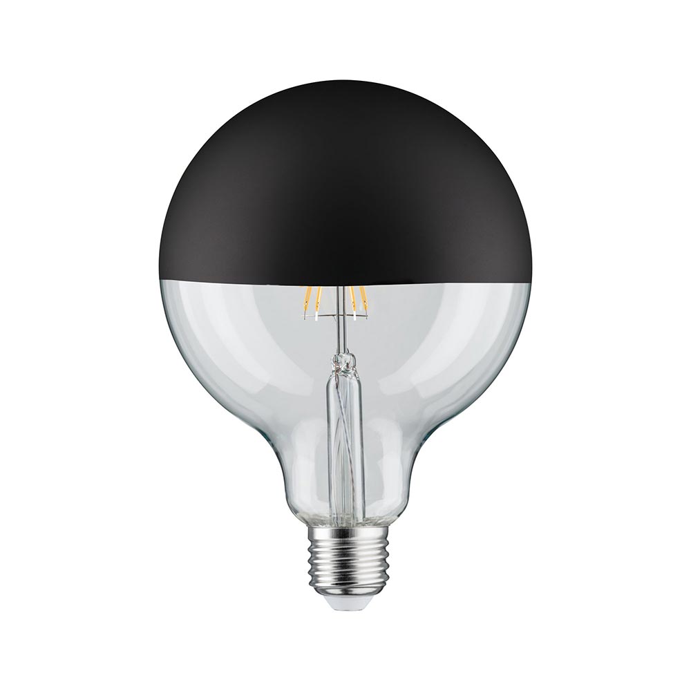 S.Luce E27 6,5W LED Kopfspiegel Schwarz-Matt Dimmbar 2700K Zeitlich begrenztes Angebot