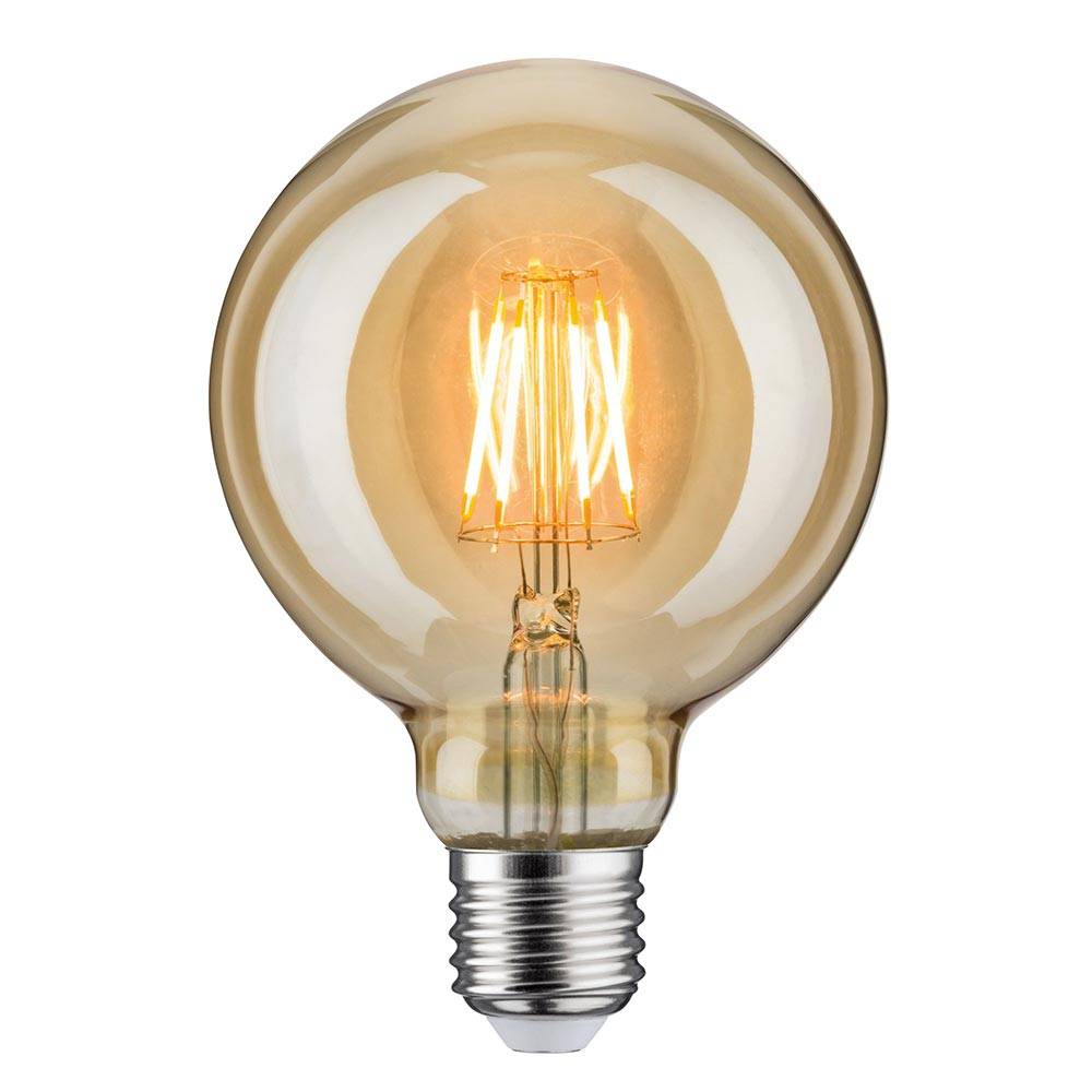 S.Luce E27 6,5W LED Globe Gold Vintage Ø 9,5cm 1700K Große Rabatte