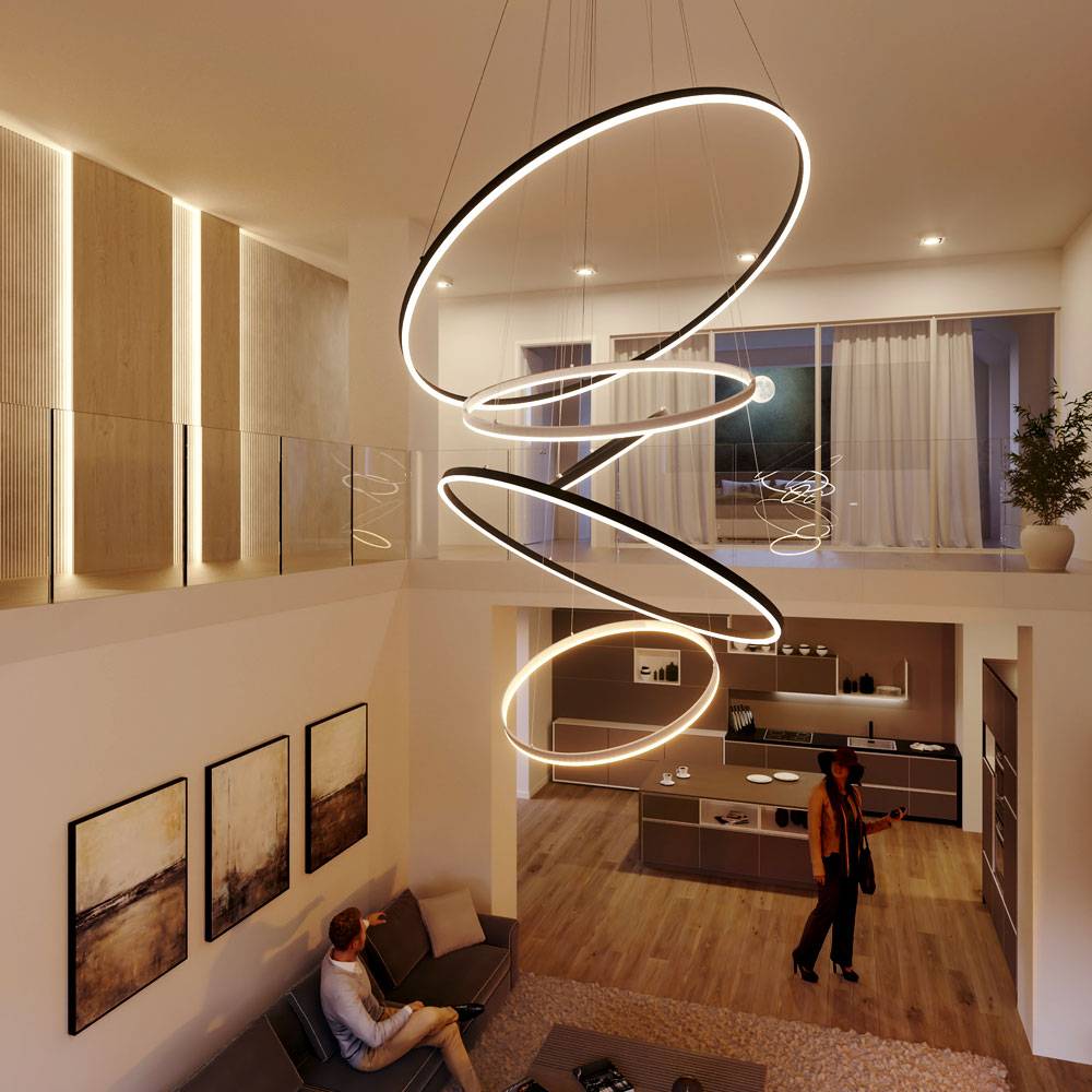 S.Luce s.luce LED Ring Pendellampe Ø 100cm Bis zu 65% Rabatt