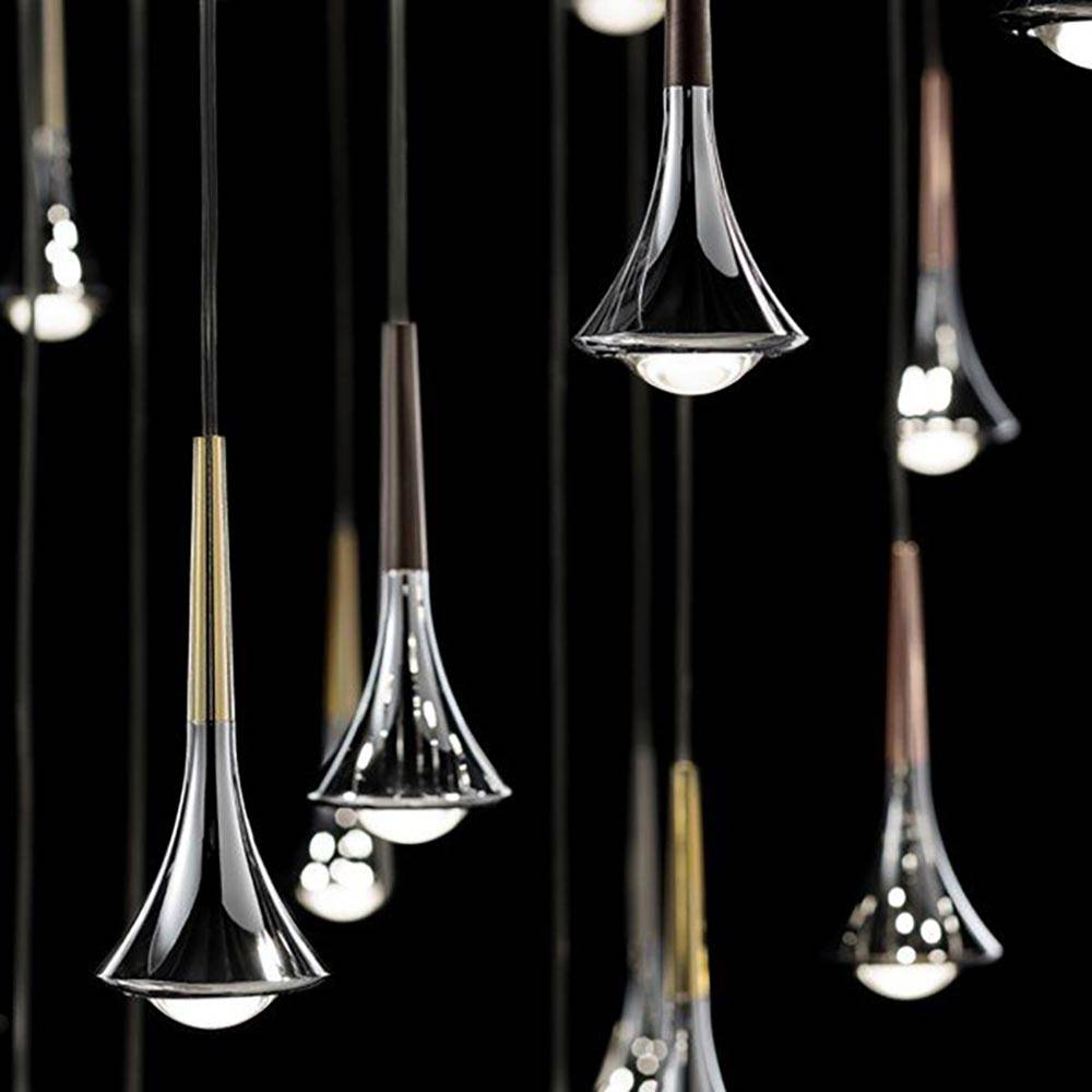 S.Luce Lodes Rain LED Hängelampe Tropfen Sonderangebot der Fabrik