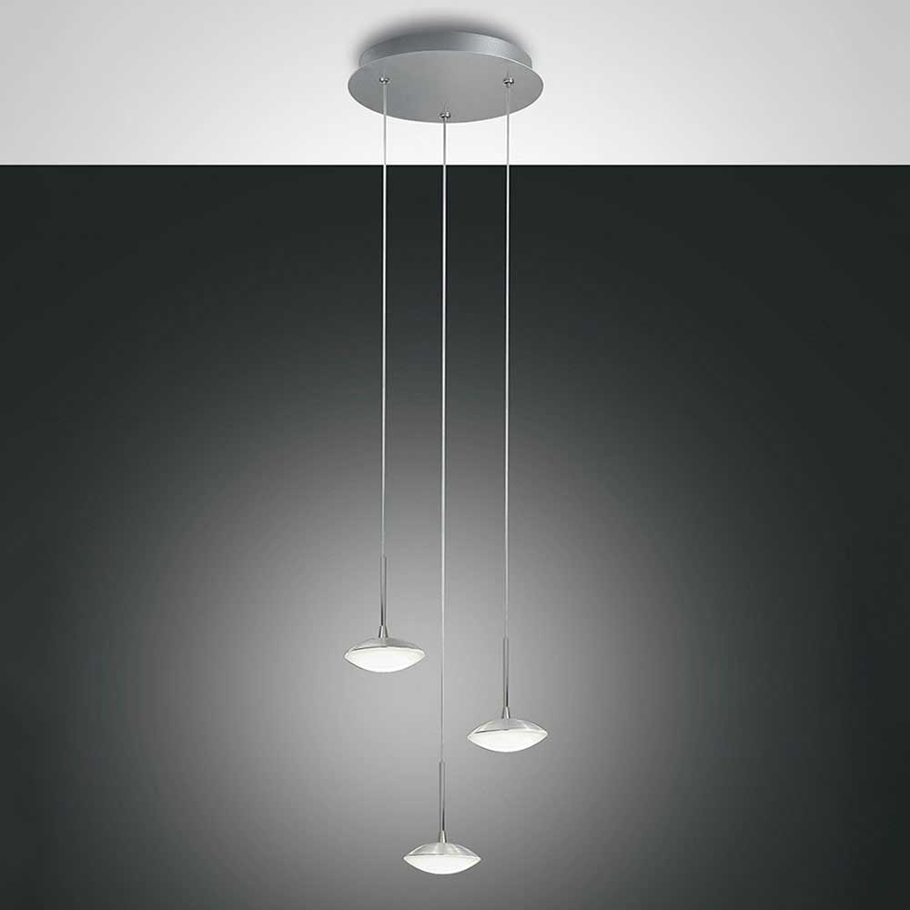 S.Luce Fabas Luce LED Pendelleuchte Hale aus Metall Fabrikladen