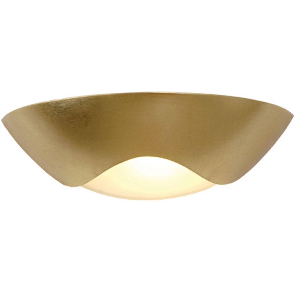 S.Luce Wandleuchte Matteo Curve Keramik Blattvergoldet Black Friday Preise