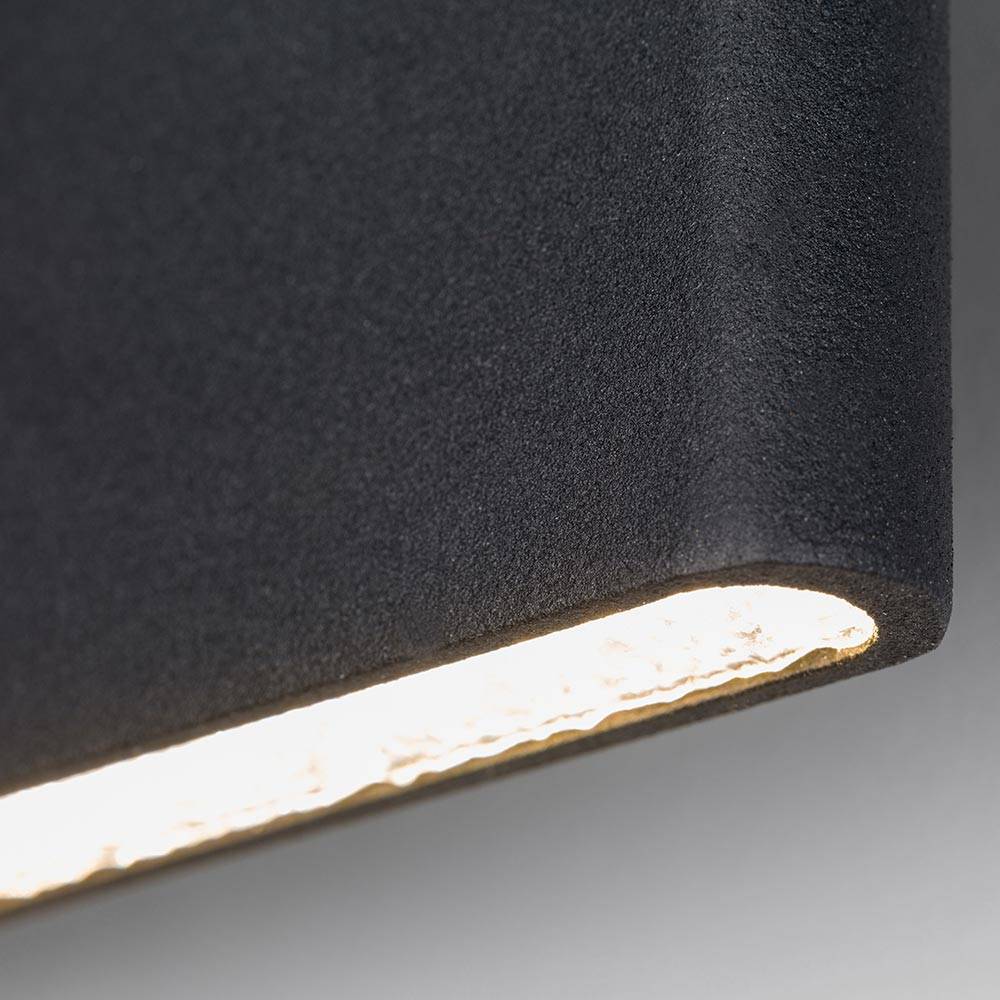 S.Luce Slim LED-Wandleuchte Up&Down 540lm Schwarz eloxiert Outlet