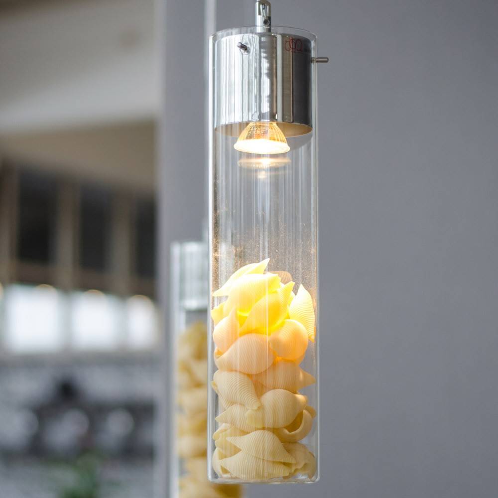S.Luce s.luce MyLight Hängeleuchte mit Schauzylinder 40cm Kostenloser Versand