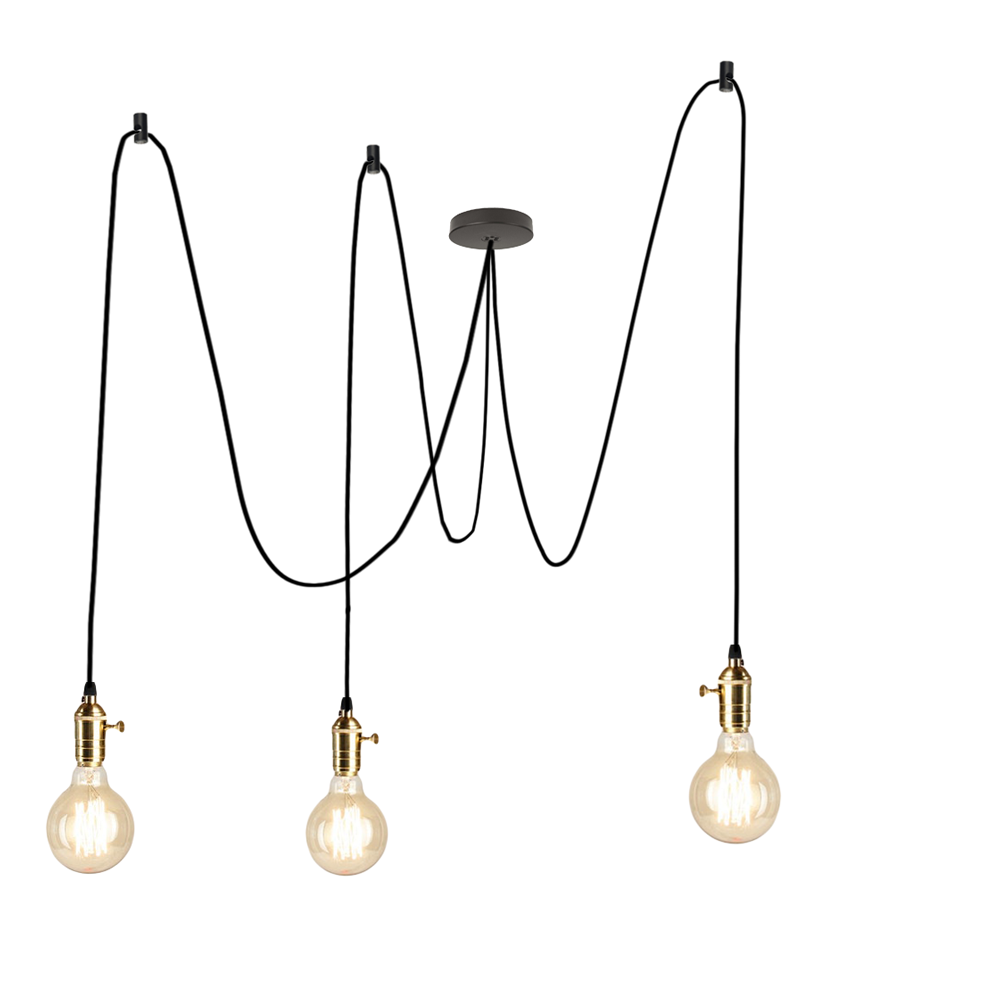 S.Luce s.luce Socket Hängeleuchte Retro 2-6-flammig Modular Fabrik Onlineshop