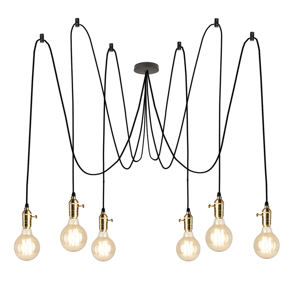 S.Luce s.luce Socket Hängeleuchte Retro 2-6-flammig Modular Fabrik Onlineshop