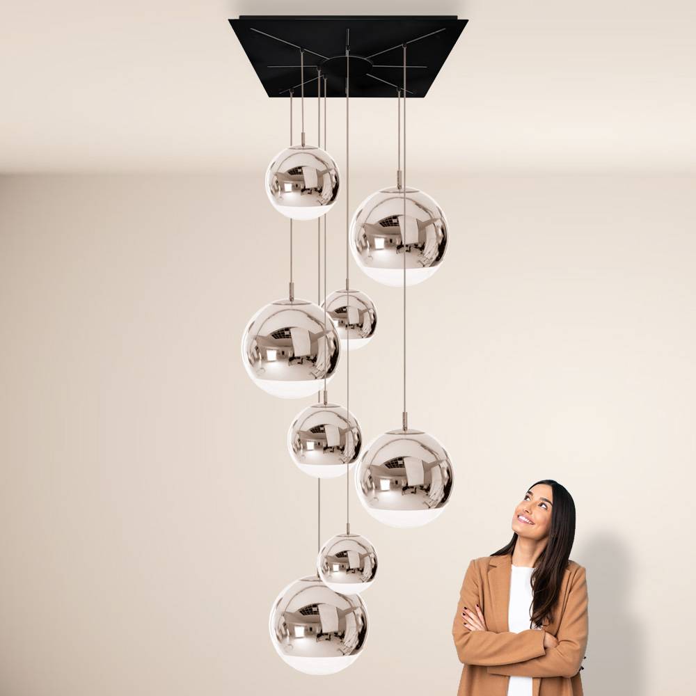 S.Luce s.luce Fairy XL Galerieleuchte 8-flammig mit Modular Baldachin Fabrikpreis