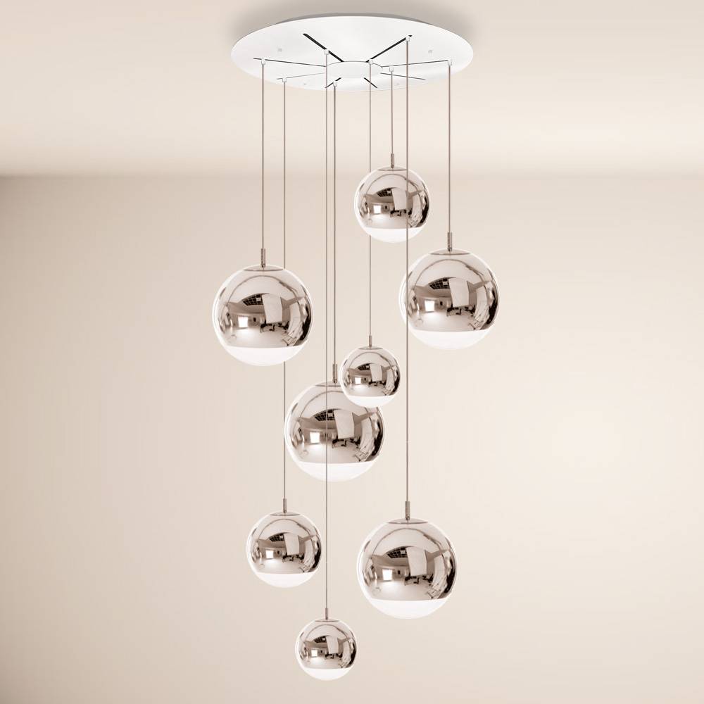 S.Luce s.luce Fairy XL Galerieleuchte 8-flammig mit Modular Baldachin Fabrikpreis