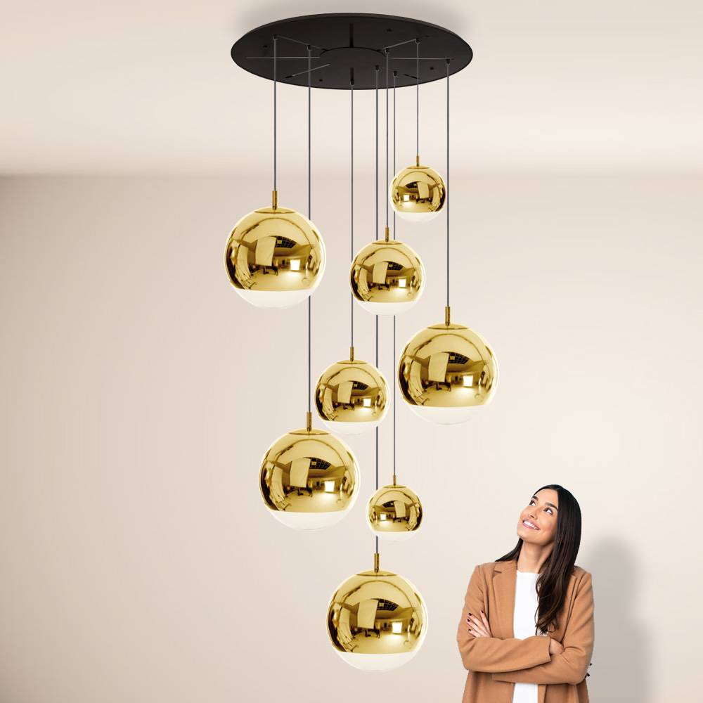 S.Luce s.luce Fairy XL Galerieleuchte 8-flammig mit Modular Baldachin Fabrikpreis