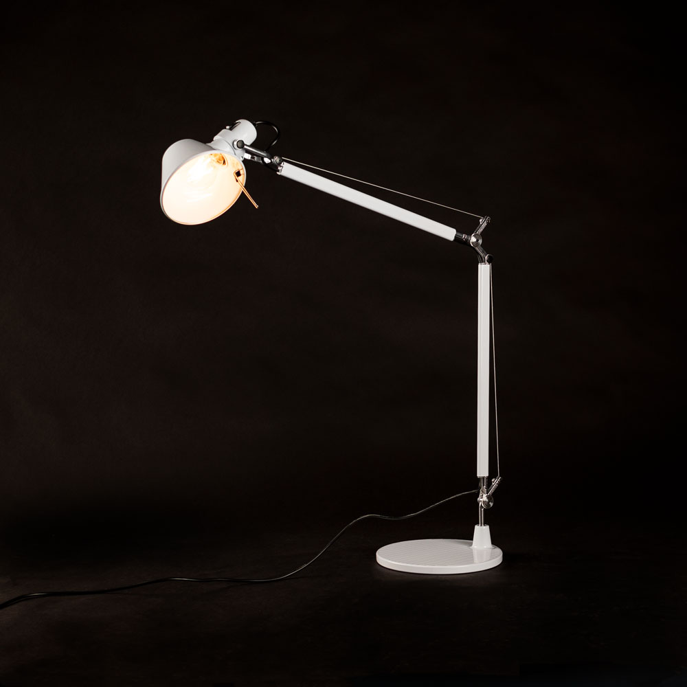 S.Luce Artemide Tolomeo Tavolo Tischleuchte mit LED-Leuchtmittel Dimmbar Jubiläumsangebot
