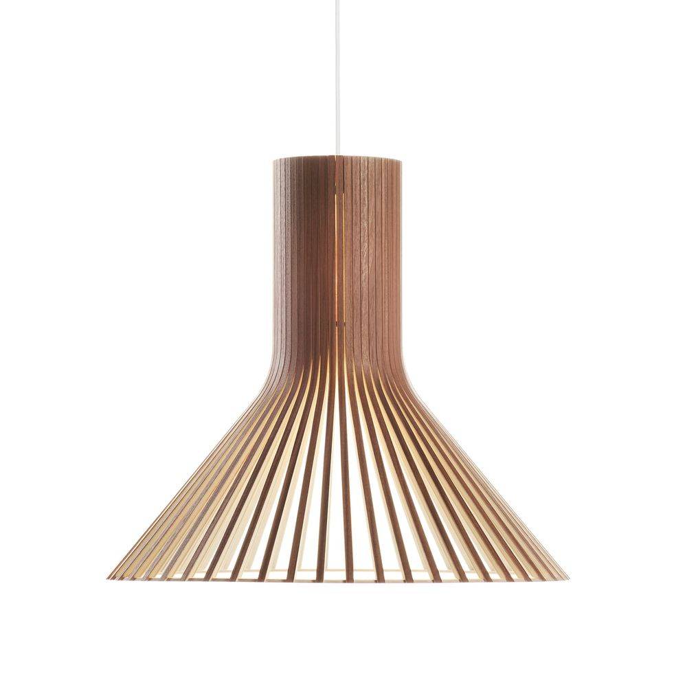 S.Luce Pendelleuchte Puncto 4203 aus Holz Ø 45cm Top Angebot