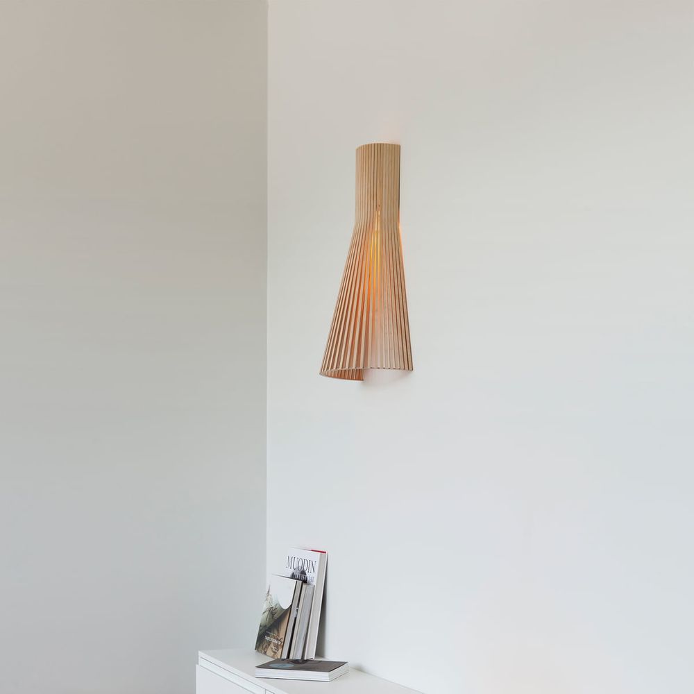 S.Luce Wandleuchte Secto Small 4231 aus Holz 45cm Online Outlet
