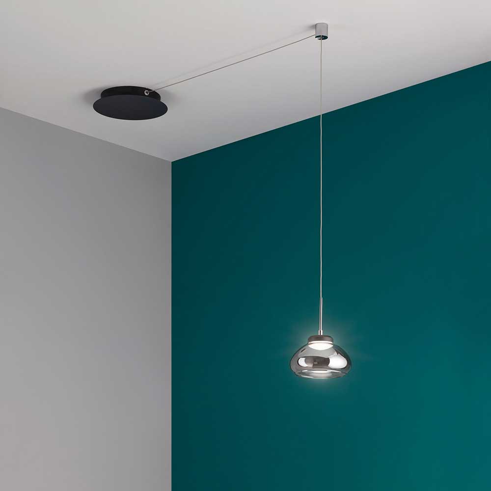 S.Luce Fabas Luce Arabella LED Pendellampe Glas Blitzangebot
