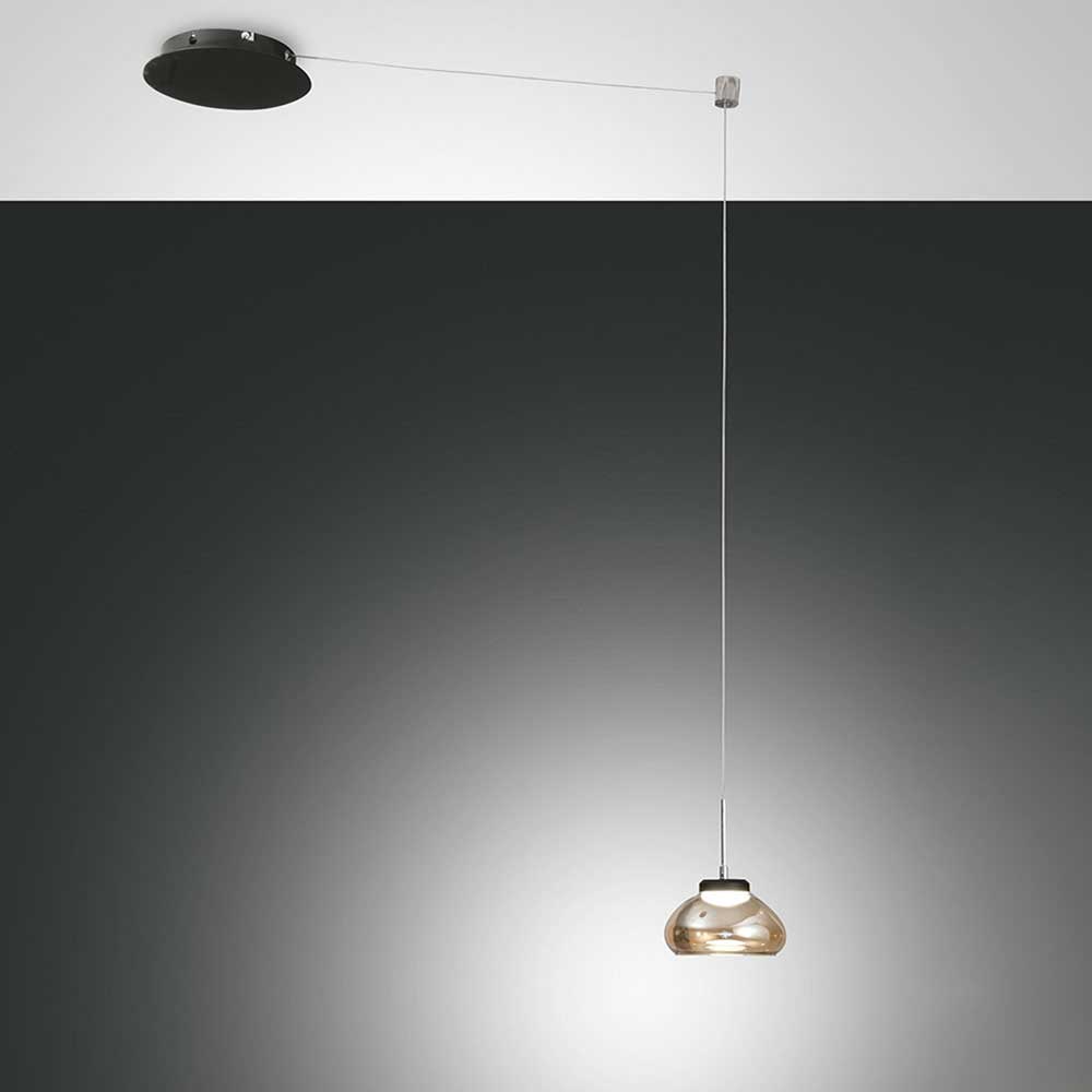 S.Luce Fabas Luce Arabella LED Pendellampe Glas Blitzangebot