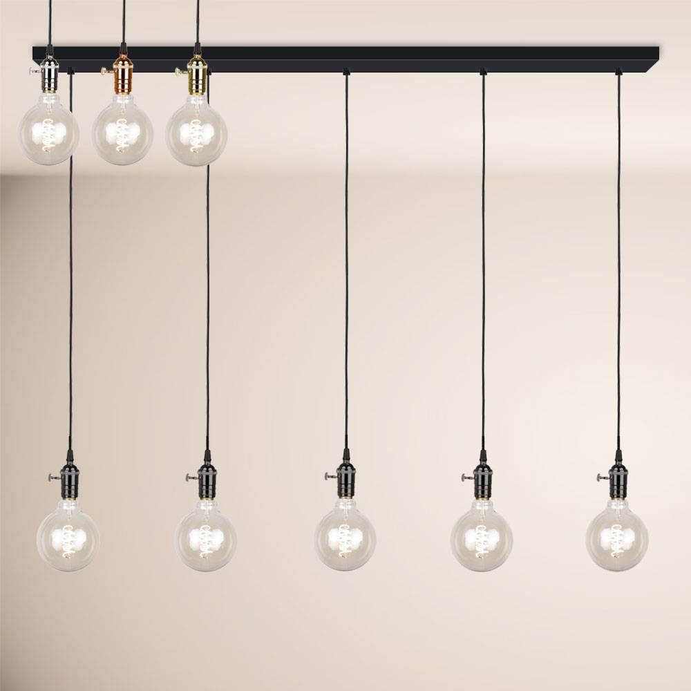 S.Luce s.luce Socket Esstisch-Pendelleuchte 2 bis 5-flammig Balken VIP-Rabatte