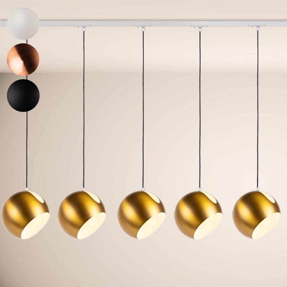 S.Luce s.luce Ball Esstisch-Hängeleuchte 1-Phasen-Schiene 200cm Discount Store für neue Produkte