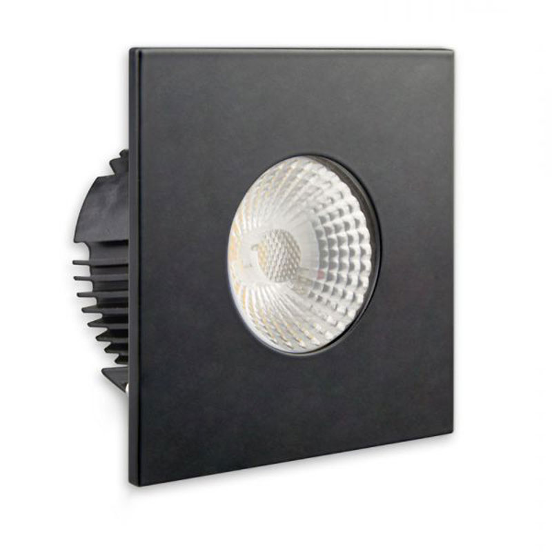 S.Luce Cover für Einbaustrahler Sys-68 eckig Schwarz Clearance-Verkauf