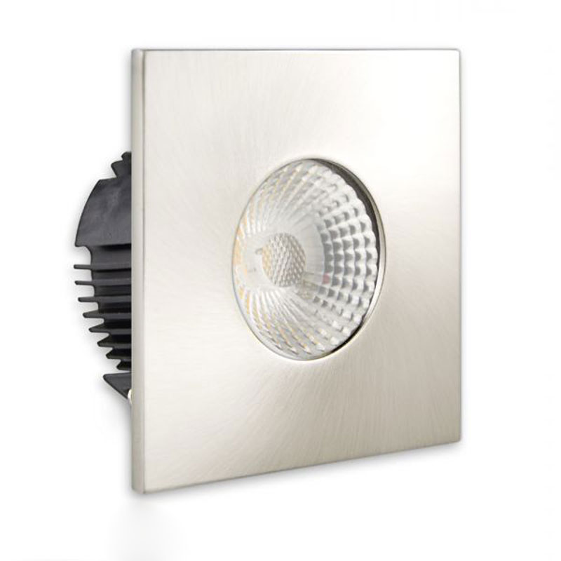 S.Luce Cover für Einbaustrahler Sys-68 eckig Nickel-Matt Kostenloser Versand international