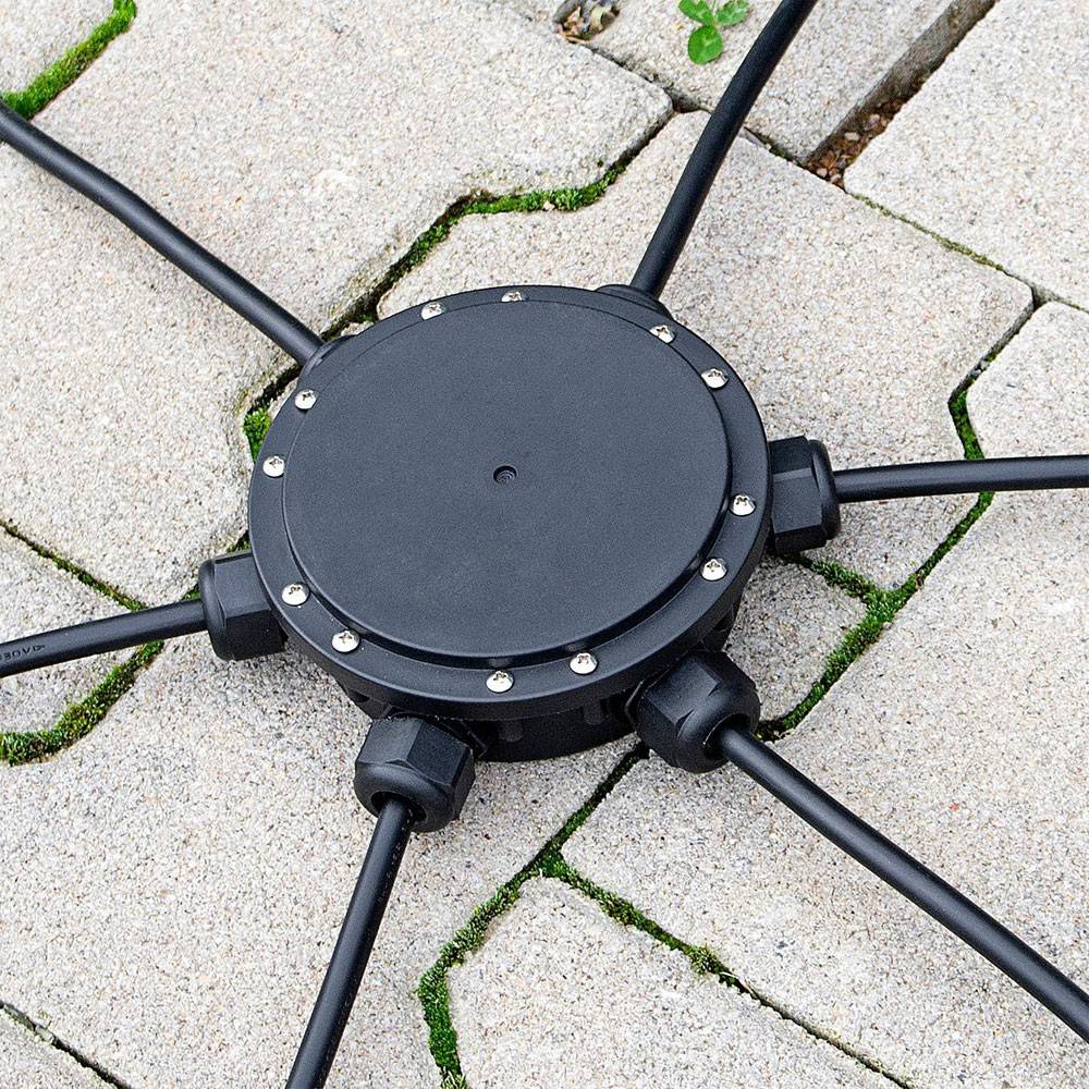 S.Luce Außen-Verkabelungsbox Alcona mit 6-Eingängen IP68
