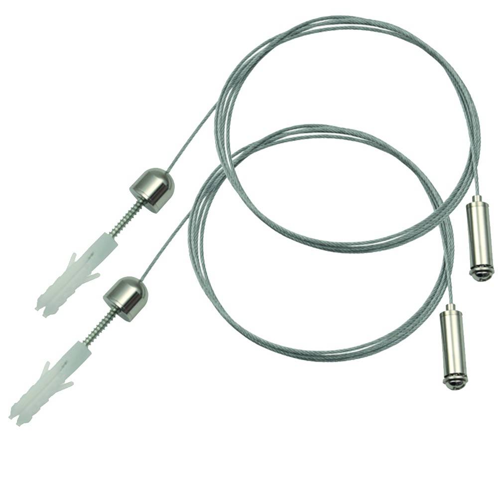 S.Luce Stahlseilaufhängung 2er Set 150cm