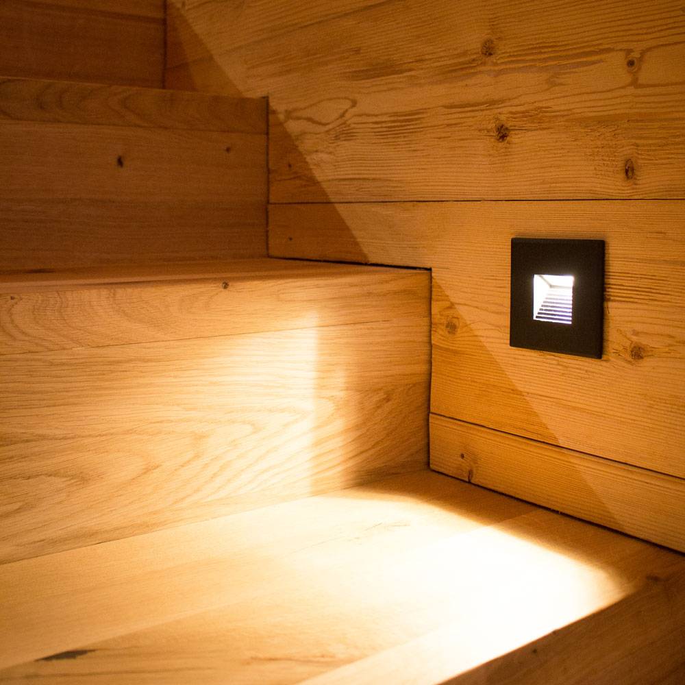 S.Luce Abdeckung Sys-Wall 68 für LED-Wandeinbaustrahler Eckig 3 Letzter Tag