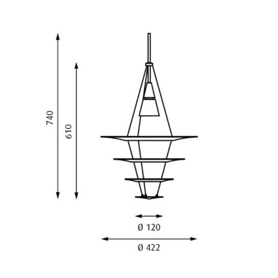 S.Luce Enigma 425 & 545 Ersatzschirm Ø 21 cm Bis zu 55% Rabatt