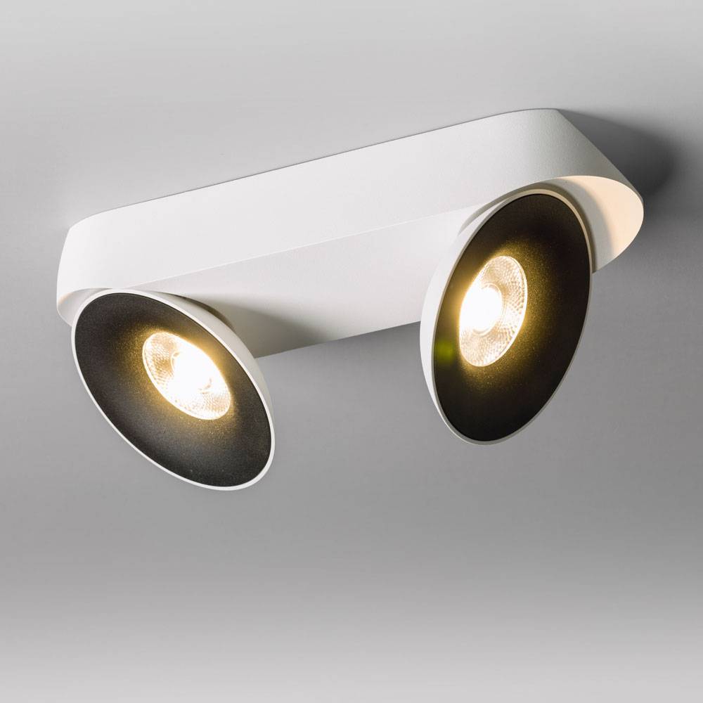 S.Luce Santa LED Aufbaustrahler 2-flammig schwenkbar & Dimmbar Black Friday Preise