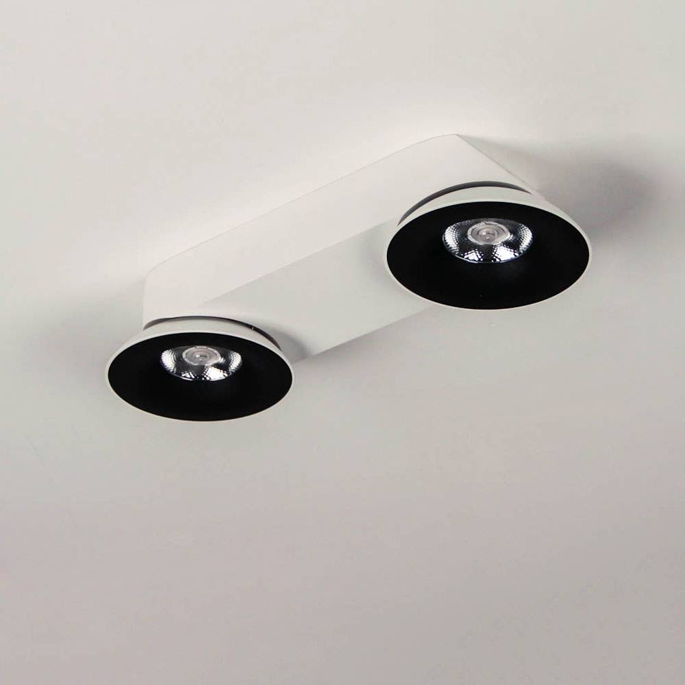 S.Luce Santa LED Aufbaustrahler 2-flammig schwenkbar & Dimmbar Black Friday Preise