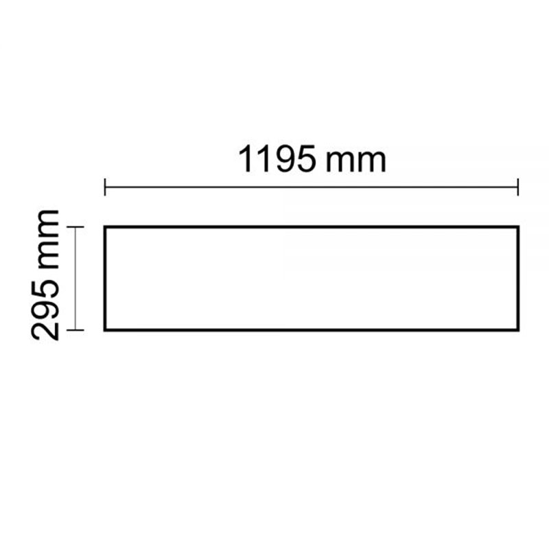 S.Luce LED Panel Business Line 1200 Neutralweiß 4250lm Weiß Auslauf