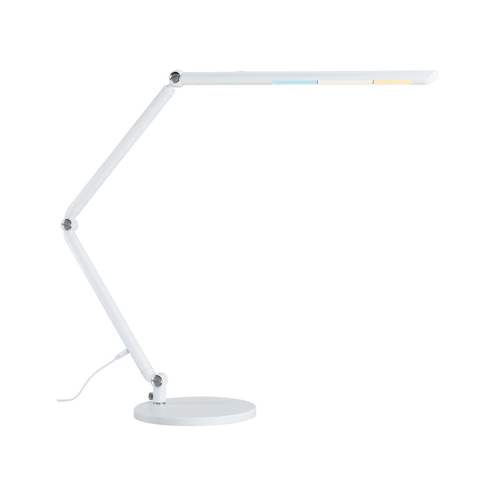 S.Luce LED Schreibtischleuchte FlexBar Weiß mit 3-Stufen-Dimmer Meist gekauft