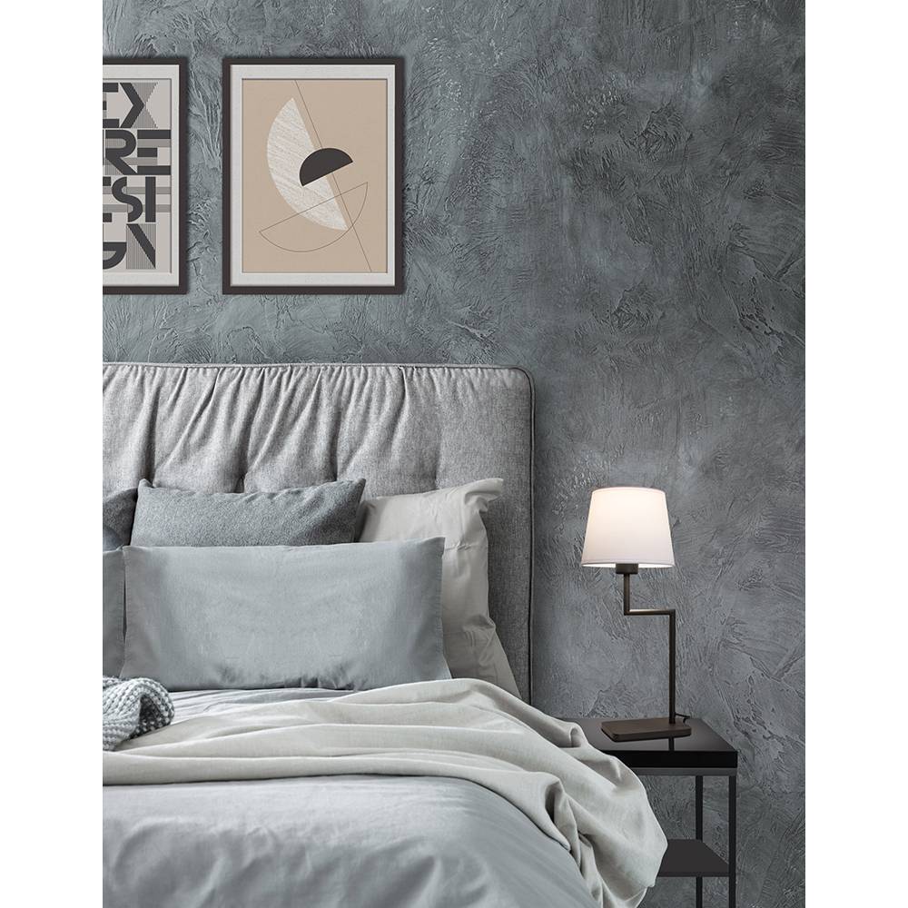 S.Luce Nova Luce Savona Tischleuchte Sandig Schwarz Osterangebot