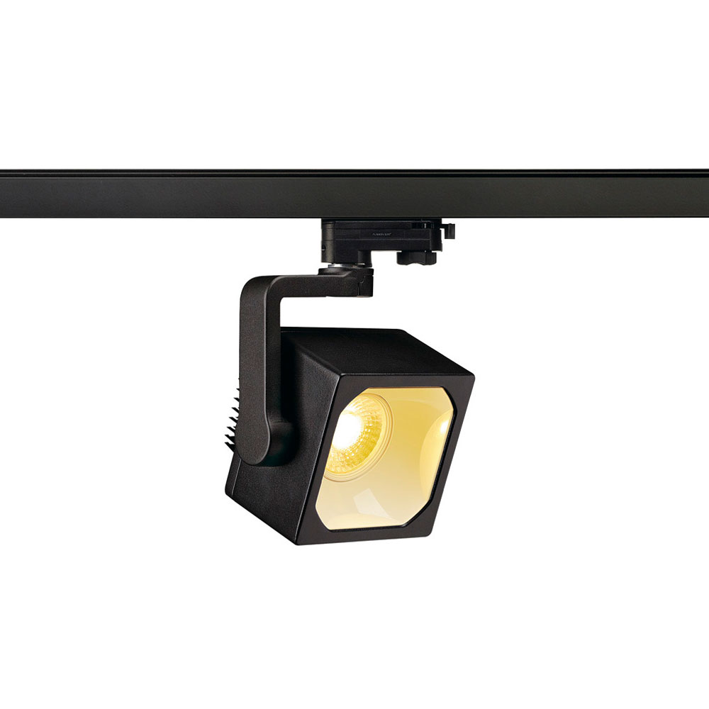 S.Luce SLV Euro Cube LED Spot 60° inkl. 3P.-Adapter 4000K CRI90 Schwarz Kauf eins, bekomm eins gratis