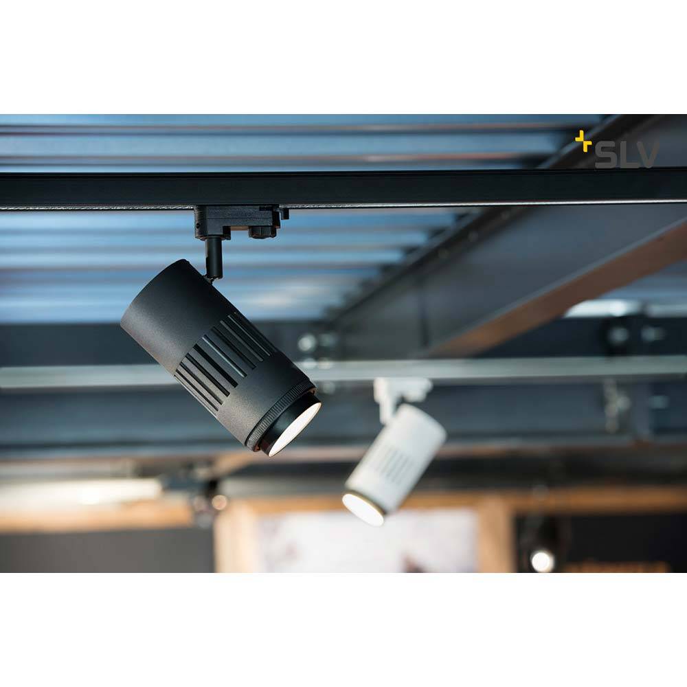 S.Luce SLV Stuctec LED Zooming Lens Strahler für 3Ph-Schiene 3000K Schwarz Vierteljährliche Förderung