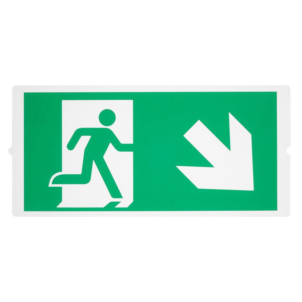 S.Luce SLV P-Light Emergency Series Stair Signs For Areal Light Green Fabrikladen