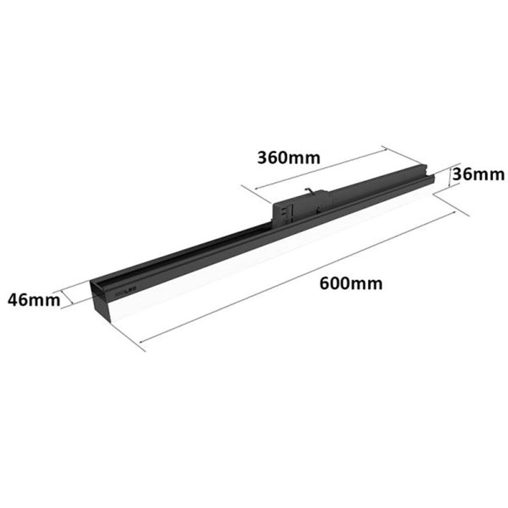 S.Luce 3-Phasen Linienleuchte 2400lm 20W 4000K neutral Weiß zollfrei