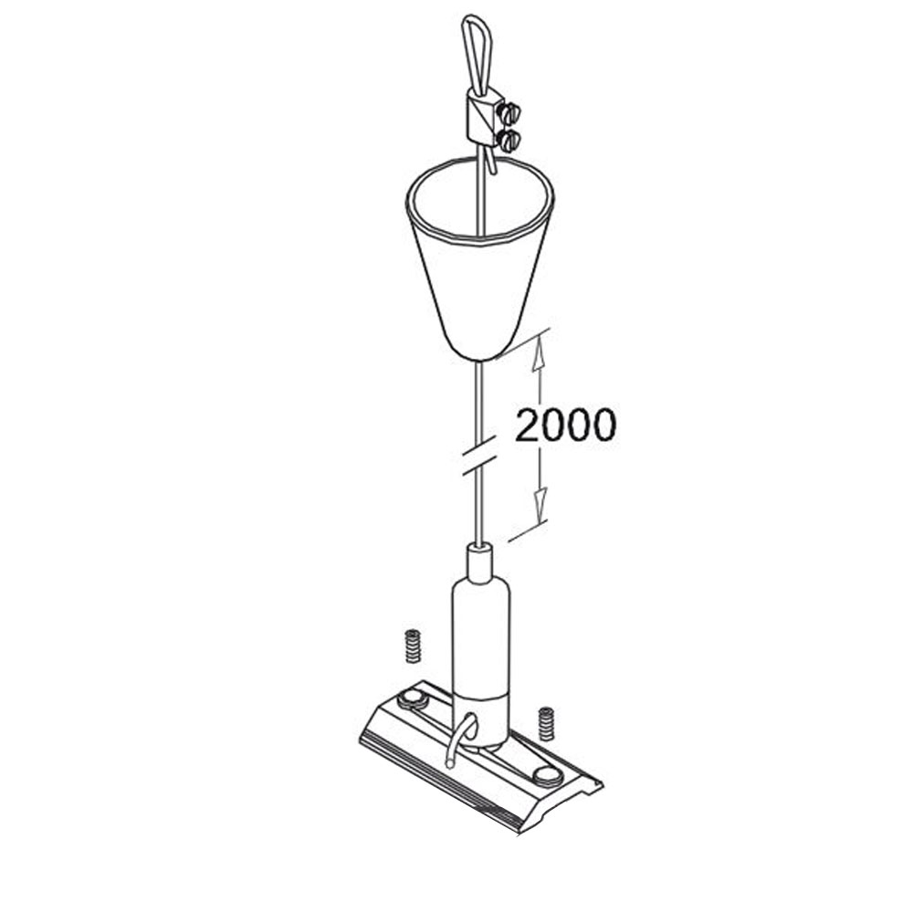 S.Luce 3-Phasen Seilabhängung mit Halter 2m Angebote