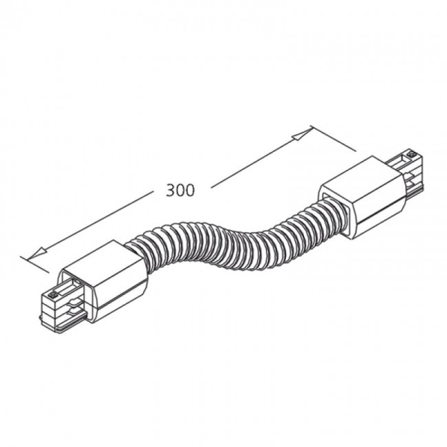 S.Luce 3-Phasen Flex-Verbinder Schwarz Schlussverkauf