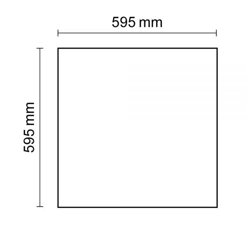 S.Luce LED Panel Business Line 600 Neutralweiß Dimmbar 4250lm Weiß Rabatt