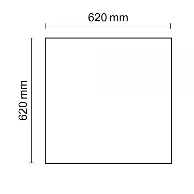 S.Luce LED Panel Business Line 625 Neutralweiß 4650lm Weiß Versandkostenfrei