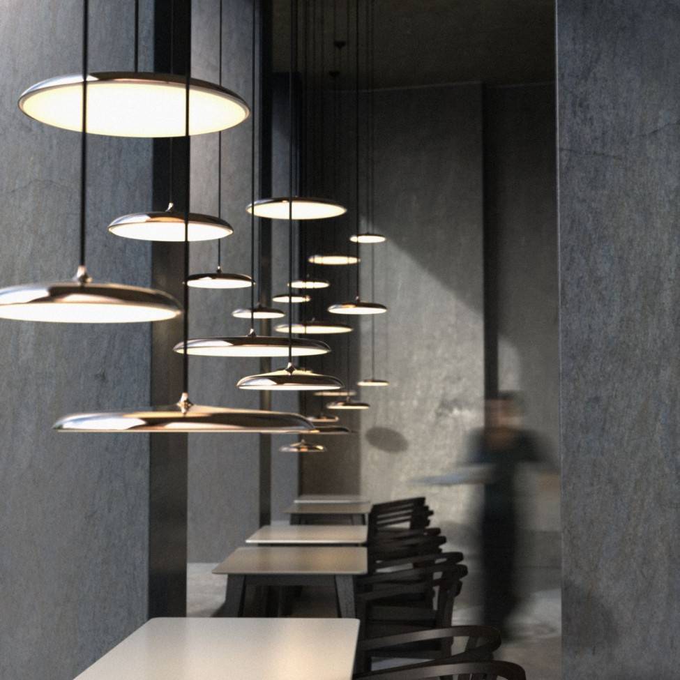 S.Luce Nordlux Dftp Artist 25 LED Pendelleuchte Grau Weihnachtsangebot