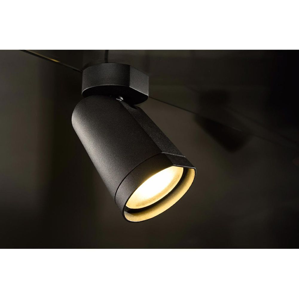 S.Luce SLV BILAS Spot Single 25° LED rund matt Schwarz 15W 2700K mit Rosette Muttertagsangebot