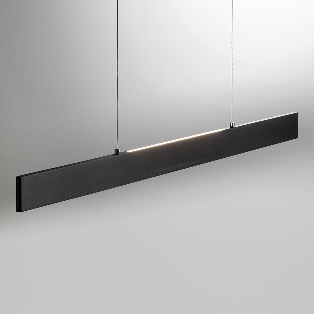 S.Luce Slim LED-Hängeleuchte Dimmbar 3040lm Up&Down Schwarz Vatertagsangebot