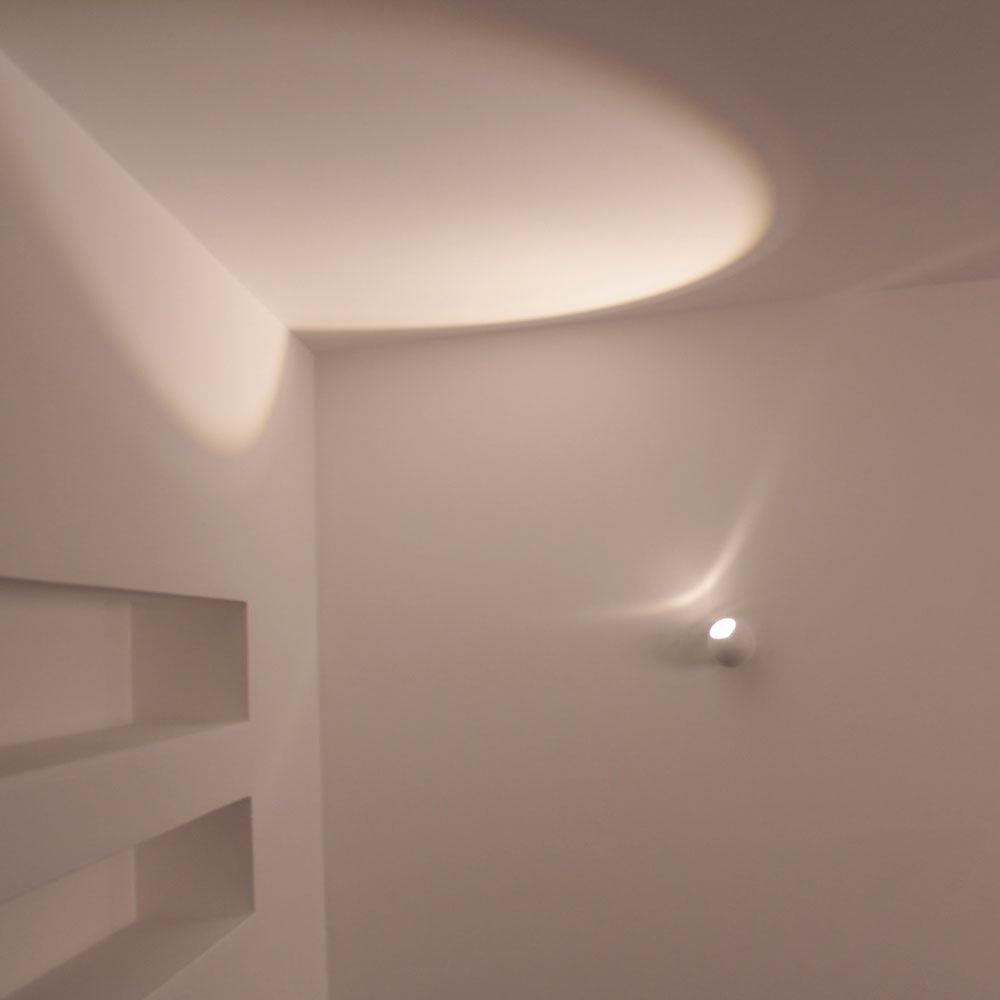 S.Luce LED Decken- & Wandleuchte Glob 350° schwenkbar Weiß Exklusive Angebote