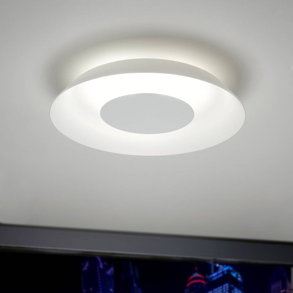 S.Luce Casablanca LED-Deckenlampe Torno Weiß Räumungsverkauf