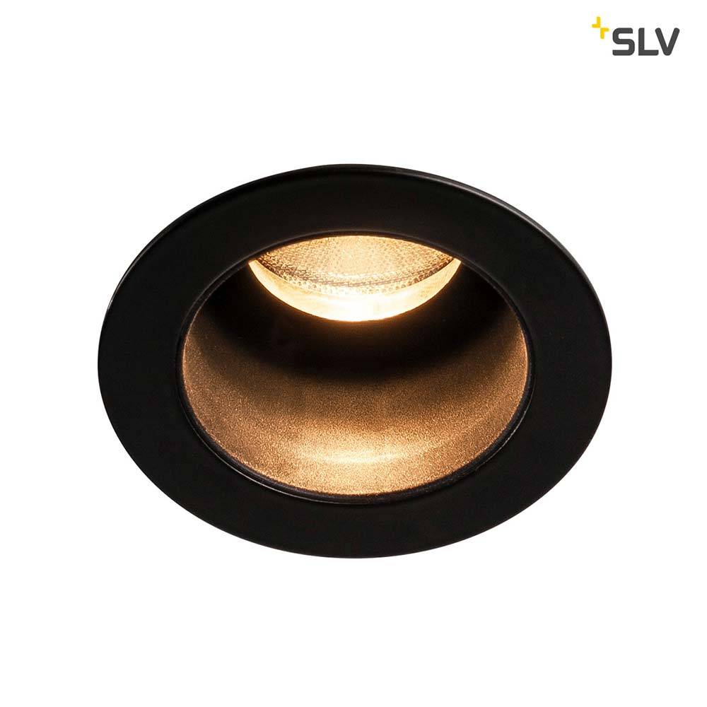 S.Luce SLV Triton Mini LED Einbauleuchte Schwarz