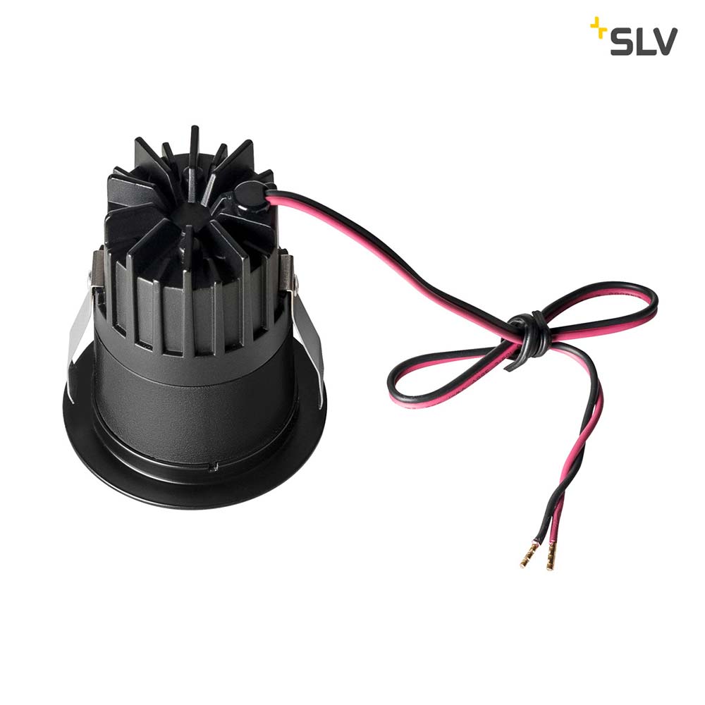 S.Luce SLV Triton Mini LED Einbauleuchte Schwarz Riesige Ersparnisse