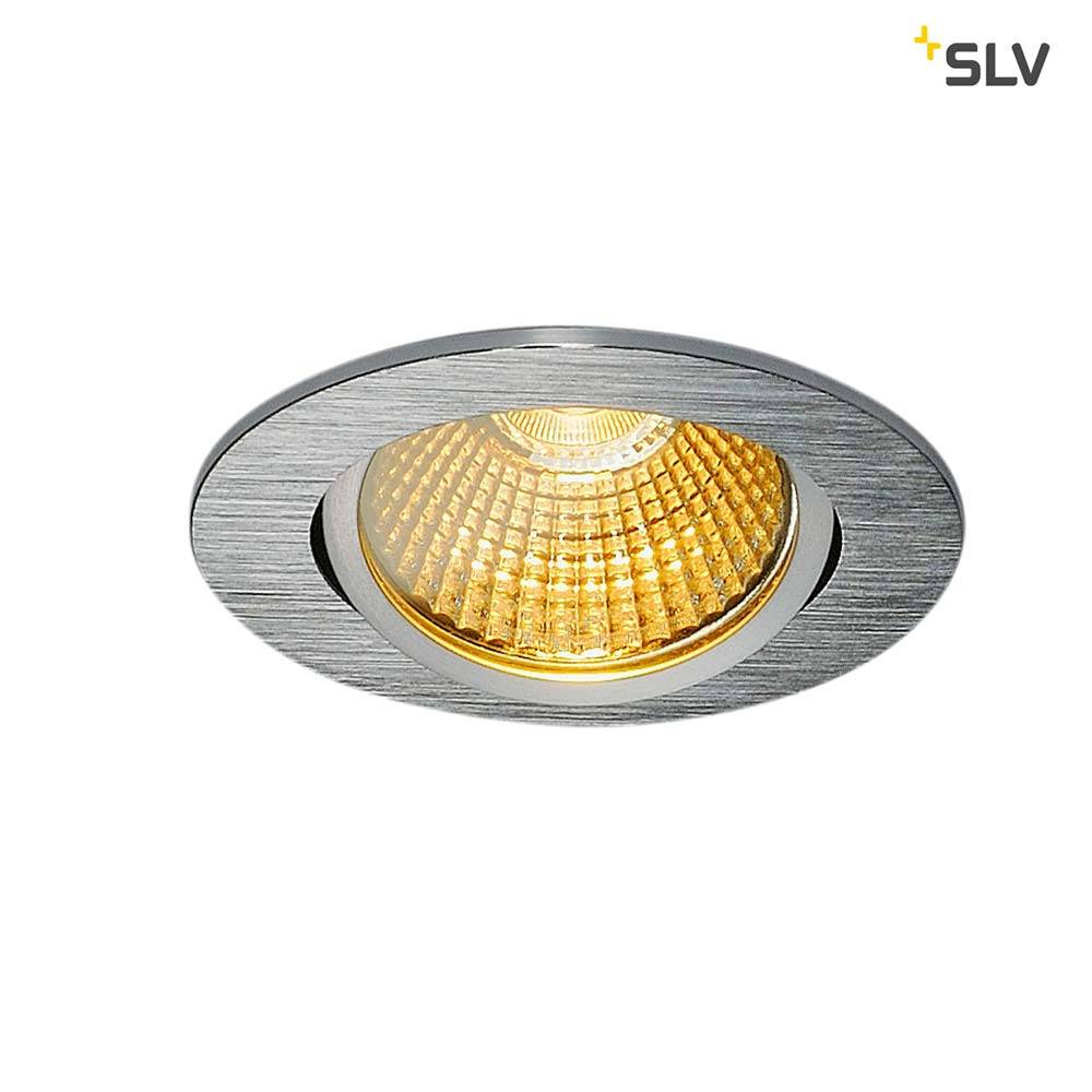 S.Luce SLV New Tria Rund LED Einbauleuchte Alu Gebürstet 1800-3000K VIP-Rabatte