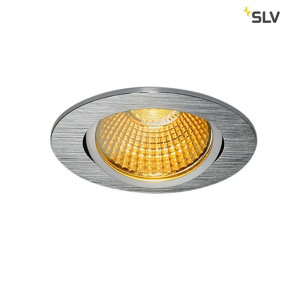 S.Luce SLV New Tria Rund LED Einbauleuchte Alu Gebürstet 1800-3000K VIP-Rabatte