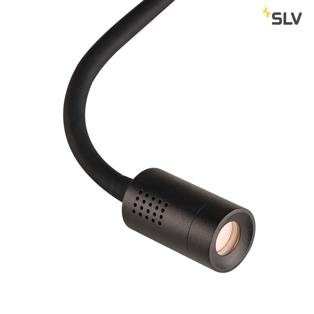S.Luce SLV Dio Flex Plate LED Wandaufbauleuchte Schwarz 2700K Tiefpreis